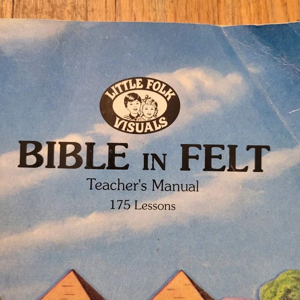 Little Folk Visuals Bible In Felt Manual 175 Lessons Sunday School Homeschool